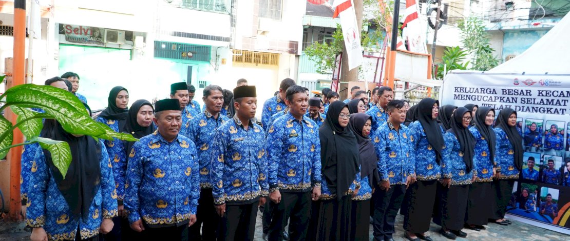 Sekcam Wajo Tekankan Disiplin dan Kebersihan pada Apel Pagi, Usai Pelantikan PPPK Paruh Waktu