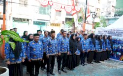 Sekcam Wajo Tekankan Disiplin dan Kebersihan pada Apel Pagi, Usai Pelantikan PPPK Paruh Waktu