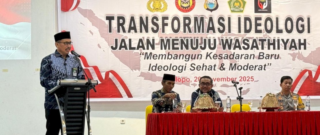 Detasemen Khusus 88 Anti Teror Mabes Polri menggelar kegiatan Transformasi Ideologi: Jalan Menuju Wasathiyah, di Kota Palopo dengan mengusung tema Membangun Kesadaran Baru Ideologi Sehat dan Moderat. 