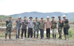 Pemkab Luwu Timur Gandeng Kodim 1403 Palopo Monitoring Progres Cetak Sawah di Towuti
