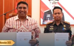 Bupati Chaidir dan Kajari Maros Tandatangani MoU Bersama Kejati Sulsel dan Pemprov Sulsel Terkait Penerapan Pidana Kerja Sosial