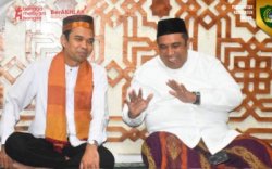 Bupati Maros Hadiri Tabligh Akbar dan Launching Program Wakaf serta Rumah Sakit Kanker Maros di Masjid Agung Ar-Rahman