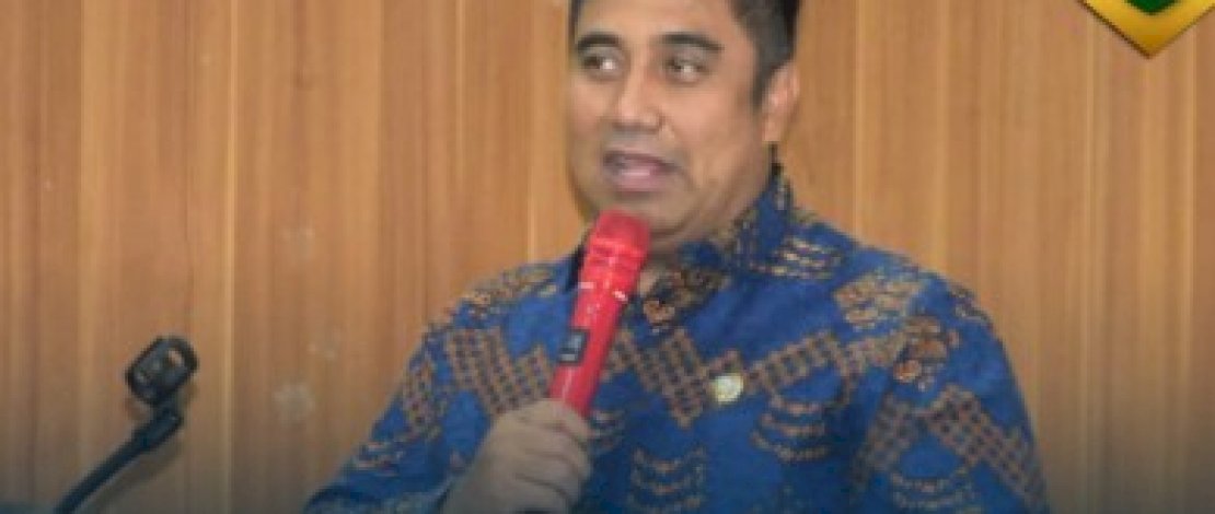Bupati Maros Sampaikan Arahan pada Town Hall Indeks Pembangunan Pemuda (IPP) Kemenpora RI di Baruga A Kantor Bupati Maros