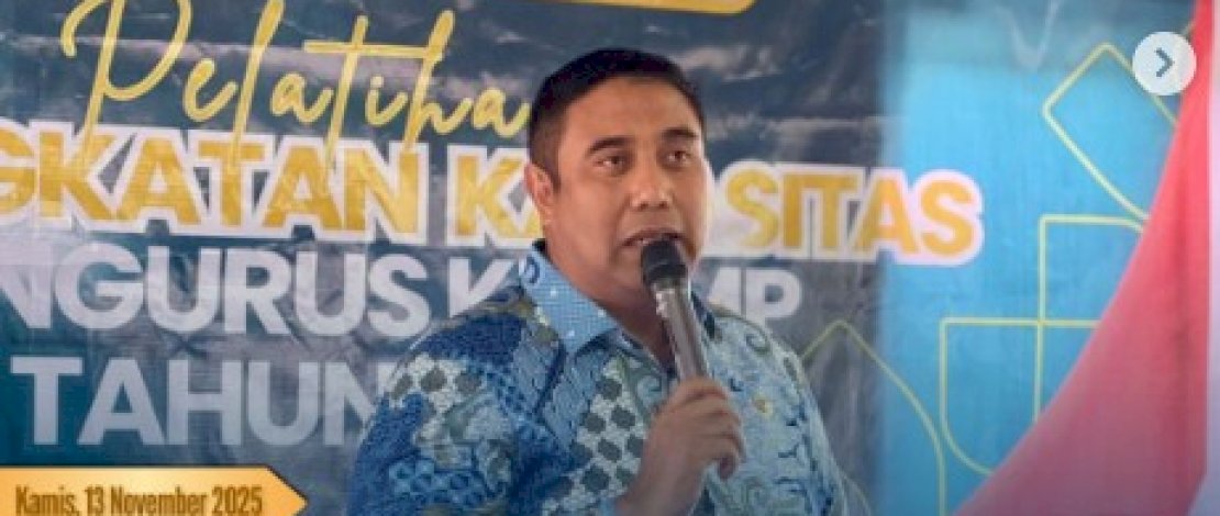 Bupati Maros Buka Resmi Pelatihan Peningkatan Kapasitas Pengurus KDKMP Menuju SDM Bertalenta Unggul 2045