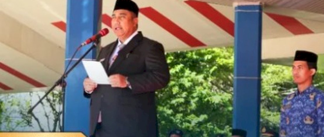 Bupati Maros Pimpin Upacara Peringatan Hari Sumpah Pemuda ke-97 di Lapangan Pallantikang