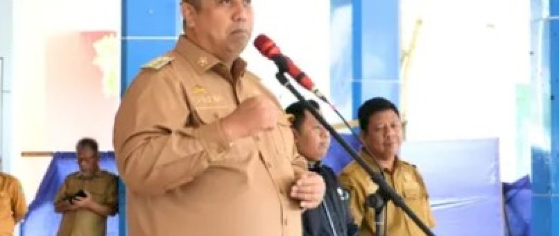 Bupati Maros Ikuti Apel Penghormatan Bendera Setelah Penandatanganan Kesepakatan Bersama dan Kerjasama Strategis