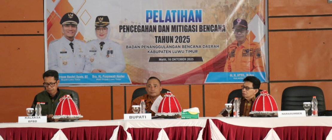 BPBD Luwu Timur terus berupaya memperkuat kesiapsiagaan masyarakat terhadap ancaman bencana melalui pelatihan pencegahan dan mitigasi.