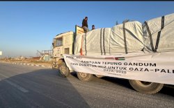 Bantuan Gandum dari Indonesia Tiba di Gaza, Truk Berhasil Melintasi Pintu Rafah di Mesir