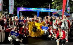 Mahasiswa Binaan Inkubator UMKM Makassar Gemilang di KMI Expo 2025