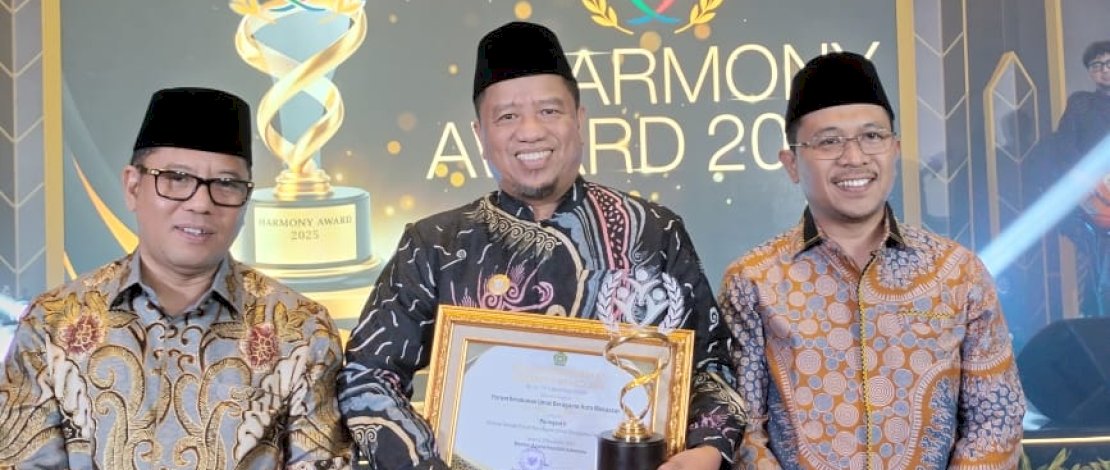 Makassar Resmi Sandang Predikat Kota Toleransi 2025, Raih Harmony Award dari Kemenag RI