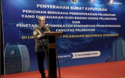 Pelindo Regional 4 Terima Penyerahan Izin Operasi dari Kemenhub