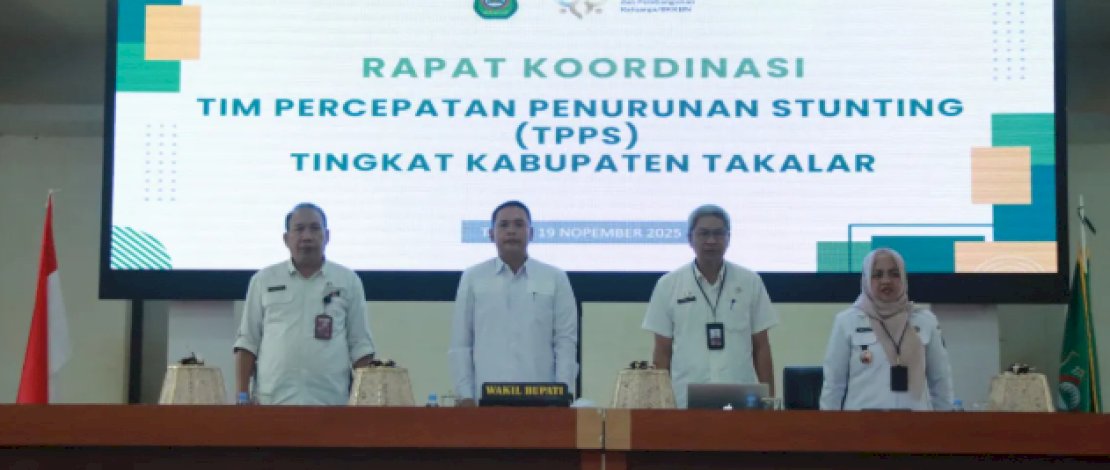 Rakor Percepatan Penurunan Stunting, Wabup Takalar Tekankan: Integritas Lintas Program dan Sektor