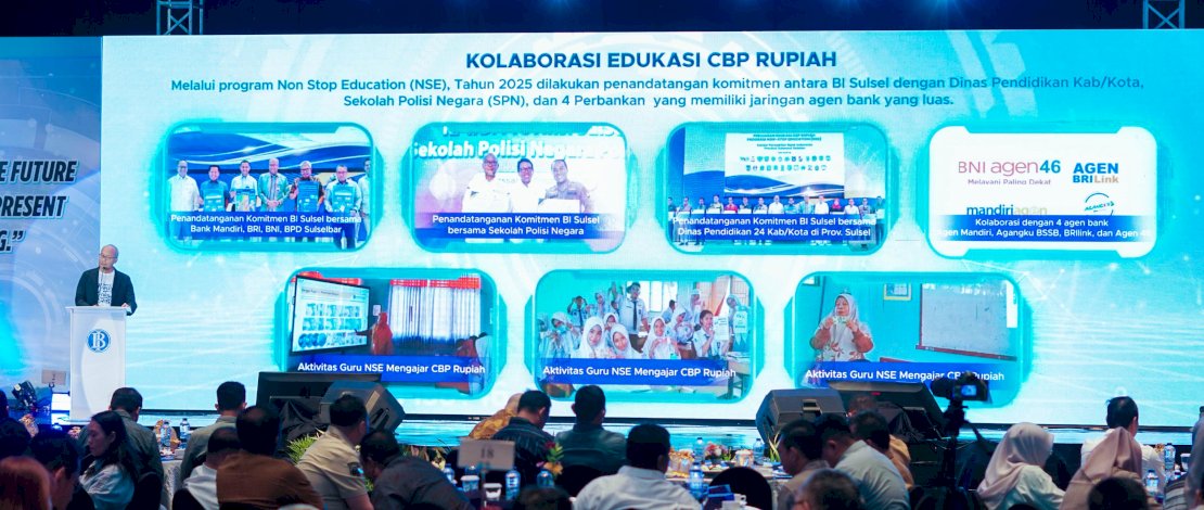 BI Sulsel menyelenggarakan Puncak Acara Collaborative and High-Impact Payment System Appreciation (CHAPTER) 2025, di Hotel Claro Makassar, Selasa, 2 Desember 2025
