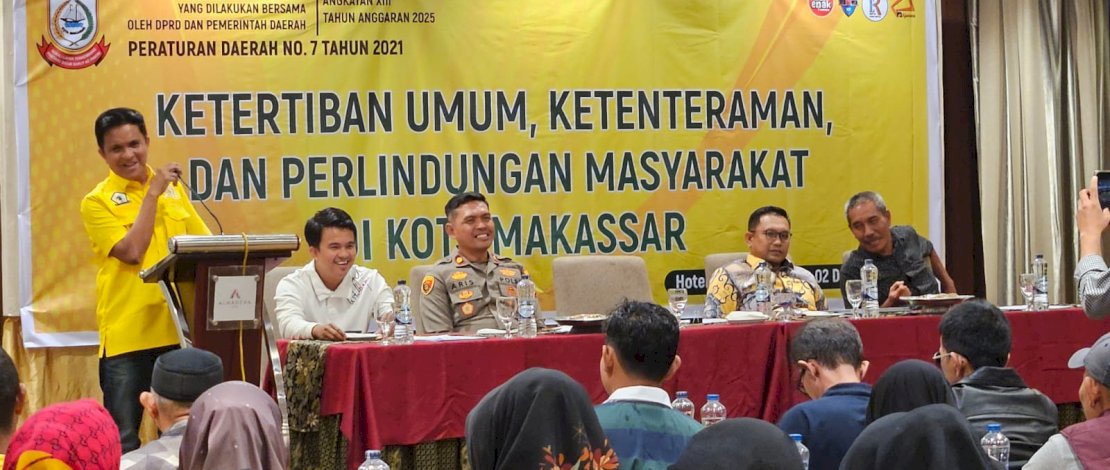 Anggota DPRD Kota Makassar, Arifin Madjid, dalam kegiatan silaturahmi yang digelar di Hotel Almadera Makassar pada malam hari, dihadiri sekitar 100 peserta termasuk para calon Ketua RT/RW se-Kelurahan Bontorannu, Kecamatan Mariso.