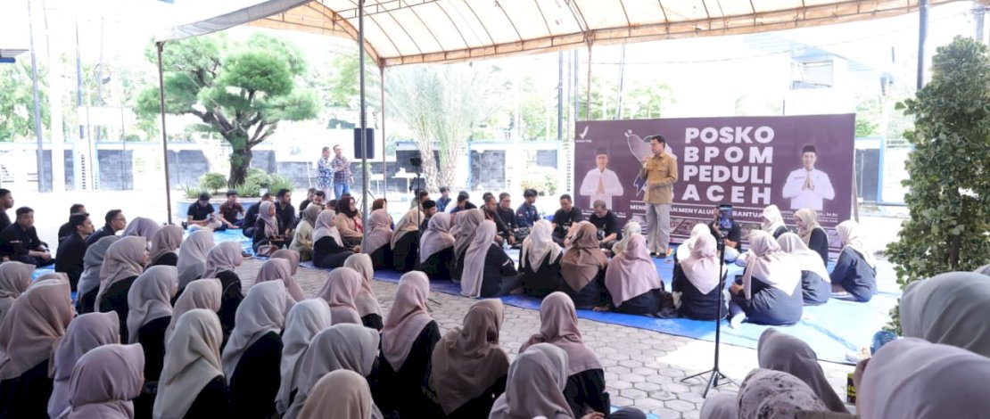 Datang Sebagai Saudara, BPOM Dirikan Posko Peduli Banjir Aceh untuk Kuatkan Warga dan Relawan