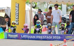 60 Rider Cilik Panaskan Latpres BBM di Tallasa City, Bidik Podium Nasional