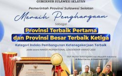 Pemprov Sulsel Sabet Dua Penghargaan di Naker Inspirational Leadership Award 2025