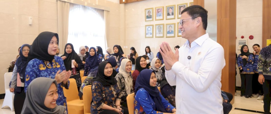 BPOM RI bersama Korpri Nasional menggelar Gerakan Vaksinasi HPV untuk ASN perempuan, keluarga pegawai, dan organisasi perempuan lintas agama dan profesi, Kamis, 11 Desember 2025, di Aula Bhinneka Tunggal Ika BPOM.