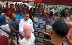 UMKM Binaan Sentra Wirajaya Meriahkan CFD Makassar, Batik Ciprat Disabilitas Curi Perhatian