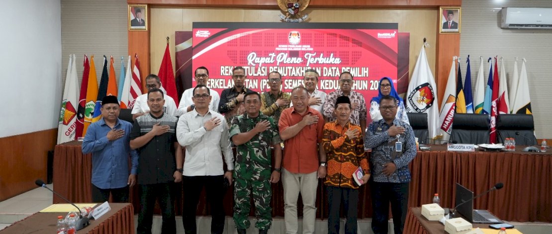 KPU Sulsel Tetapkan 6.931.638 Pemilih Hasil Pemutakhiran Data Berkelanjutan Semester II 2025