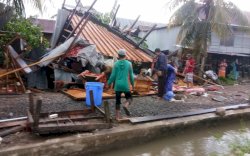 Pasca Puting Beliung, BPBD Catat 48 Rumah Rusak di Pinrang