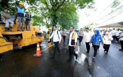 Dimulai dari Hertasning, Gubernur Sulsel Groundbreaking Jalan Paket 1 MYC 2025 - 2027