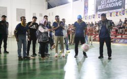 Buka Futsal Tournament Uncledils MGM Tahun 2025, Puspawati Husler Harap Lahir Banyak Atlet Berprestasi