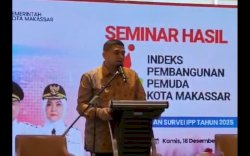 IPP Kota Makassar 2025 Meningkat, Wali Kota Munafri Dorong Lahirnya Pemuda Berdaya