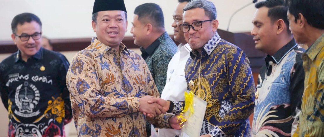 Bupati Jeneponto Hadiri Rapat Koordinasi Percepatan Penyelesaian Isu Strategis Pertanahan dan Tata Ruang di Kantor Gubernur Sulsel