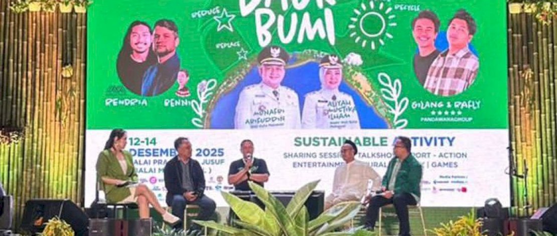 Camat Biringkanaya Hadiri Festival Daur Bumi, Dorong Pengelolaan Sampah Bernilai Ekonomi