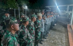 Koramil 1408-11/Biringkanaya Gelar Patroli Skala Besar, Jaga Keamanan Wilayah hingga Larut Malam