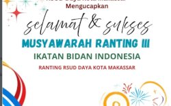 Musyawarah Ranting III IBI RSUD Daya Makassar Digelar, Dorong Penguatan Peran Bidan