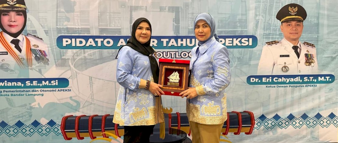 Wakil Wali Kota Makassar, Aliyah Mustika Ilham, mengikuti rangkaian kegiatan Asosiasi Pemerintah Kota Seluruh Indonesia (APEKSI) Outlook 2025 yang digelar di Bandar Lampung, Sabtu (20/12/2025).