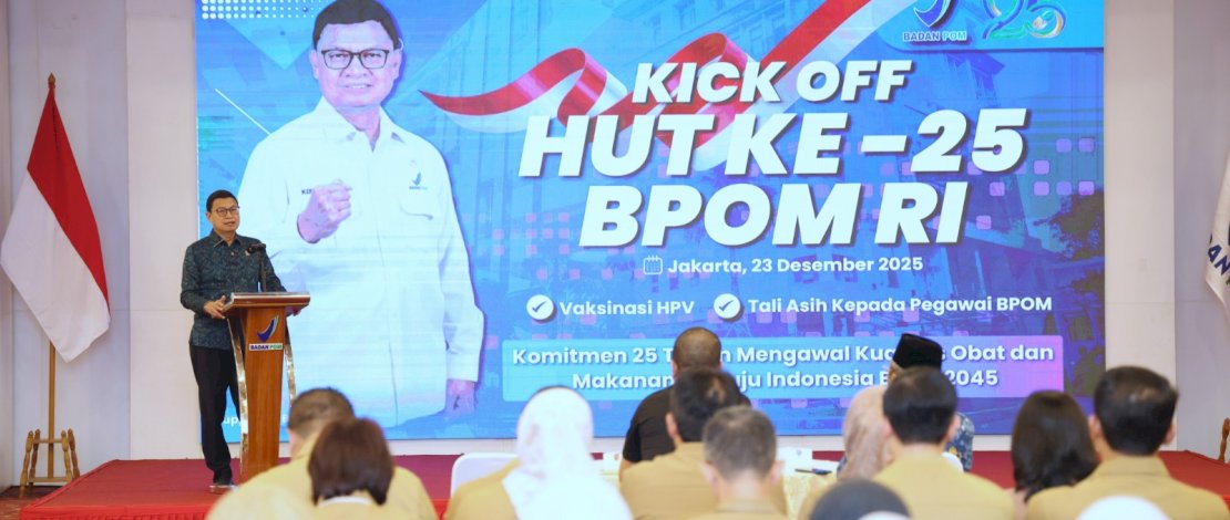 Taruna Ikrar: Vaksin HPV dan Tali Kasih Pekerja Sunyi Warnai Kick Off HUT Perak BPOM Ke 25