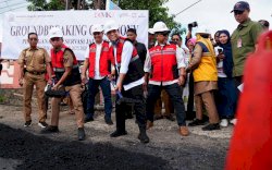 Gubernur Sulsel Groundbreaking Paket 3 MYC, Benahi 254 Km Jalan di Kabupaten Sidrap