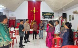 Kunjungi Enam Gereja, Kapolres Selayar Jamin Keamanan Perayaan Natal