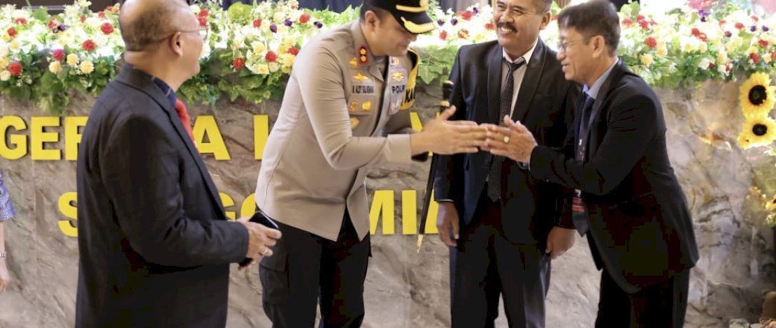 Kapolres Gowa Cek Langsung Pengamanan Natal di Sejumlah Gereja