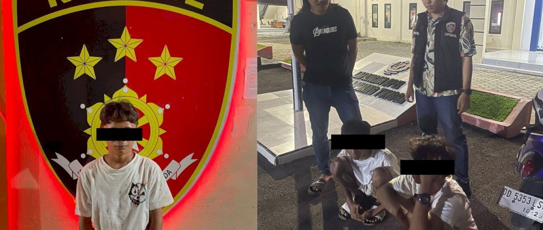 Remaja berinisial IIM diamankan Tim Resmob Polres Selayar.