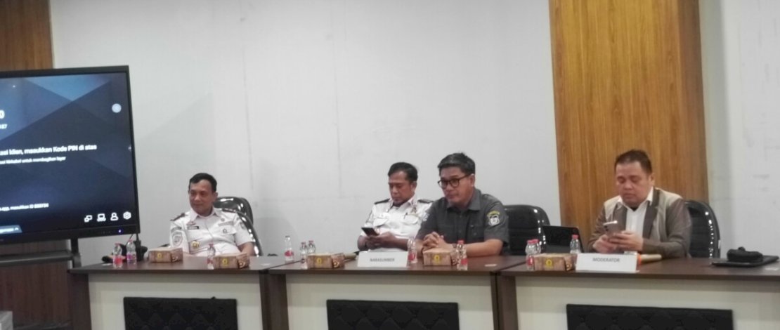 Coffee Morning yang digelar Dinas Kominfo SP Kota Makassar, di Gedung Makassar Government Center, Senin, 29 Desember 2025.