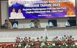 Monev Akhir Tahun, Pj Sekda Luwu Timur Evaluasi Proyek yang Alami Keterlambatan