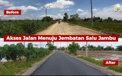Bantuan Keuangan Pemprov Sulsel untuk Ruas Jalan Prioritas di Luwu Rampung 100 Persen