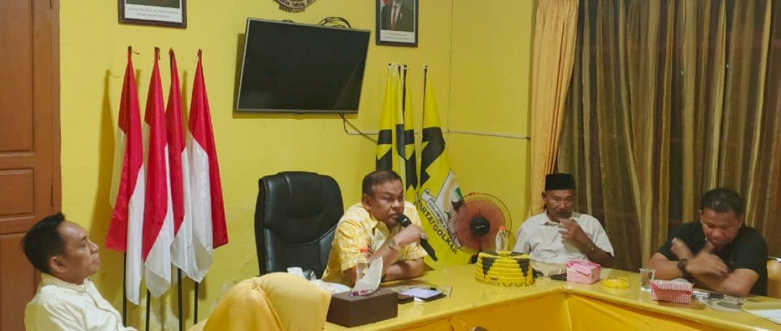 Rapat Pleno Terbatas Pengurus Harian DPD Partai Golkar Bone yang digelar pada Minggu, 11 Januari 2026, di Kantor DPD Partai Golkar Bone, Jalan Besse Kajuara.