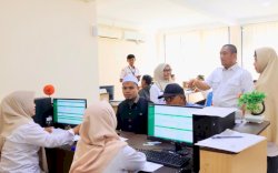 Sidak Sejumlah OPD, Bupati Lutim Minta Lakukan Evaluasi untuk Peningkatan Kinerja 