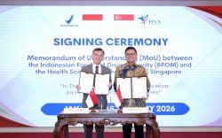 Indonesia&ndash;Singapura Perkuat Kolaborasi Pengawasan Obat dan Makanan, BPOM RI Terima Apresiasi WHO Listed Authority dan HUT ke-25