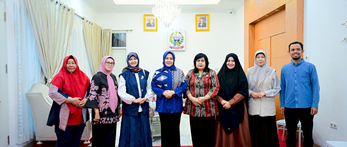 Wakil Gubernur Sulsel, Fatmawati Rusdi, bersilaturahmi dengan Pengurus Wilayah Dewan Rempah Kejayaan Indonesia (DRKI) Sulsel, di Rumah Jabatan Wakil Gubernur Sulsel, Jalan Yusuf Daeng Ngawing, Kota Makassar, Selasa, 20 Januari 2026.