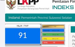 Hasil Penilaian LKPP, Pemprov Sulsel Raih Predikat Sangat Baik dalam Pengadaan Barang dan Jasa