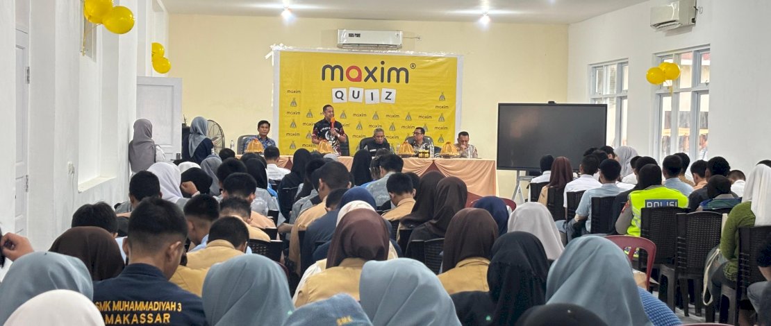 Maxim Gelar Kompetisi Cerdas Cermat Bertajuk English Brain Games Antar SMK se-Kota Makassar