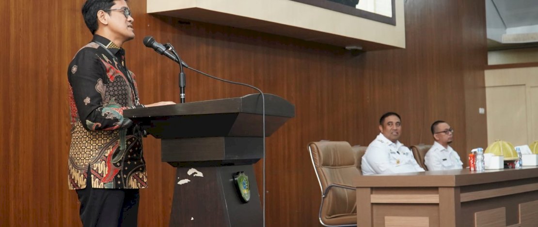 Rapat Koordinasi (Rakor) Tindak Lanjut Pembentukan Percontohan Kabupaten/Kota Antikorupsi Tahun 2026 yang digelar di Kabupaten Maros, Rabu, 4 Februari 2026.