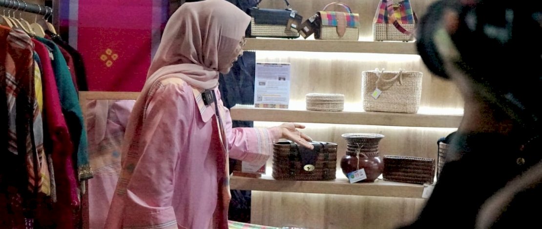 Produk kerajinan Luwu Timur dipamerkan di Inacraft 2026, pameran terbesar se Asia Tenggara.