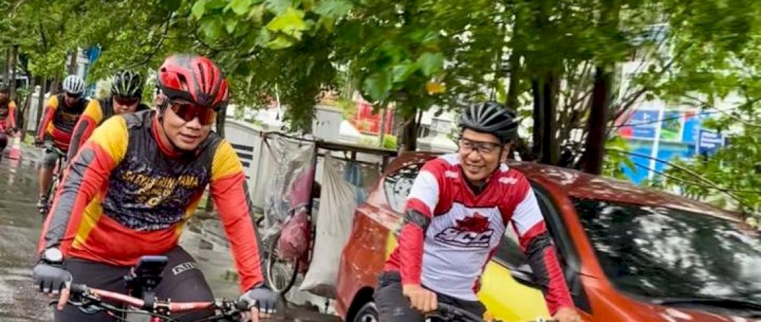 Gowes Kamtibmas Ala SCC Sat Brimob Polda Sulsel